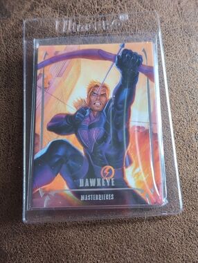 4$ Add On⭐ Marvel Masterpieces Nahuel Grego Hawkeye Silver #0425/1999